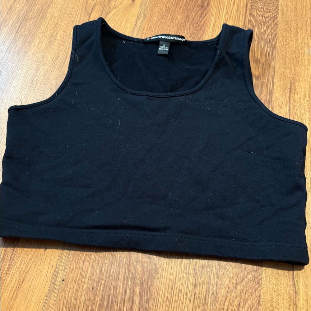 Ellen Tracy Black Tank Top